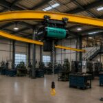 monorail crane system with Verlinde chain hoist for fixed path lifting