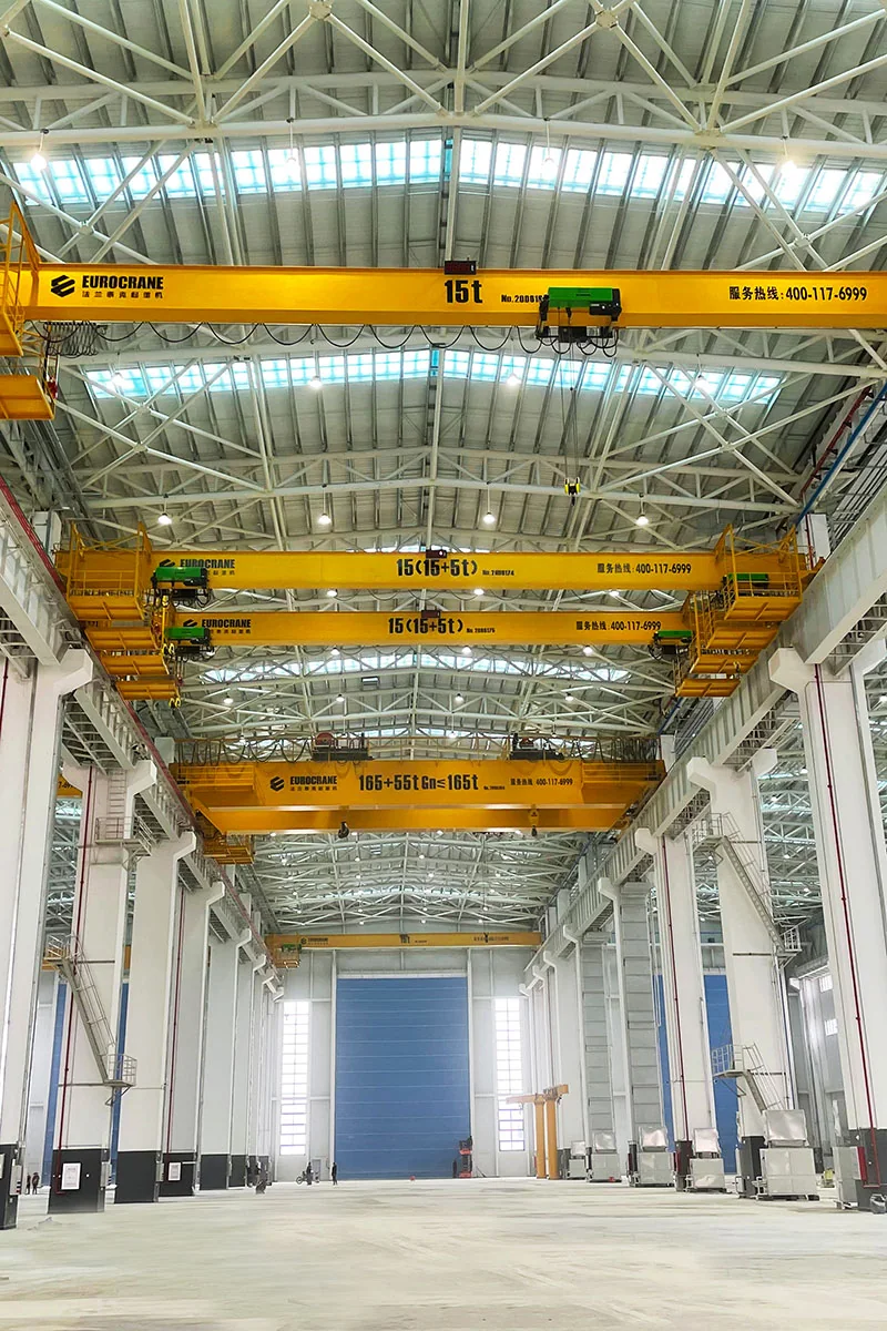 Eurocrane electric hoist overhead crane integration