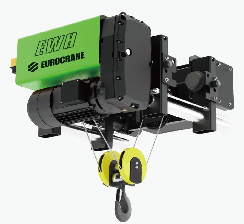 Eurocrane EWH wire rope electric hoist for overhead crane applications