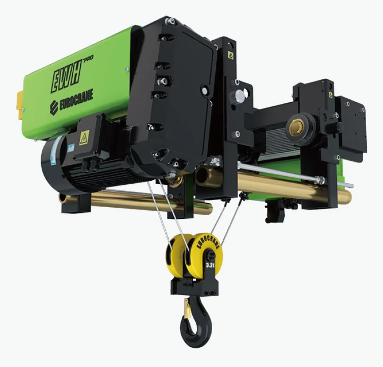 Eurocrane EWHpro wire rope electric hoist with advanced lifting control