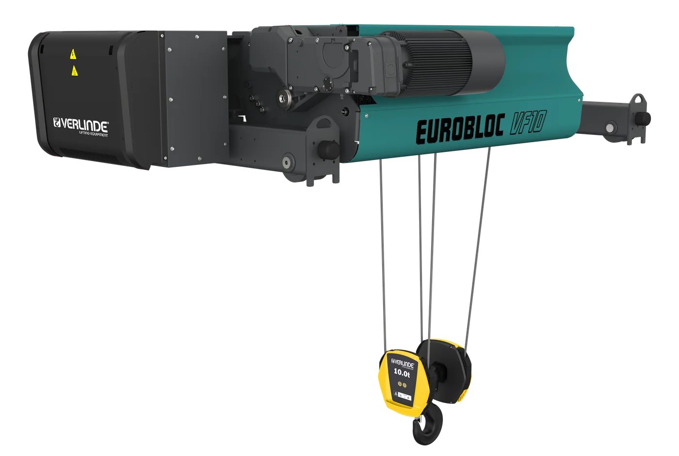 Verlinde EUROBLOC DG VF10 double girder steel wire rope hoist