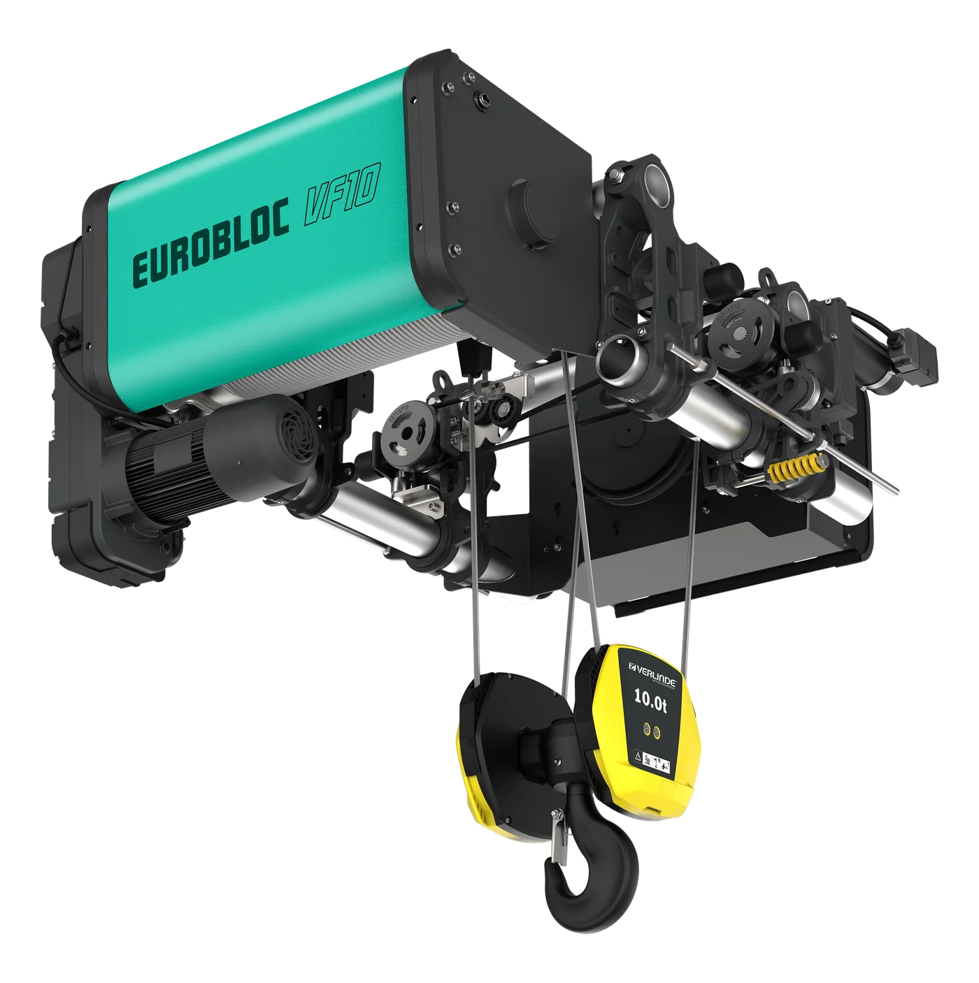 Verlinde EUROBLOC VF10 single girder steel wire rope hoist
