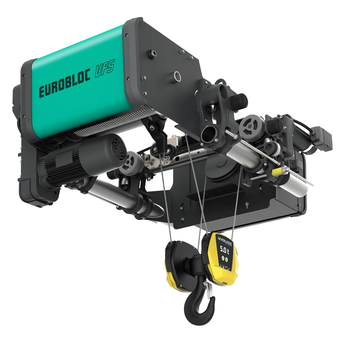 Verlinde EUROBLOC VF5 single girder steel wire rope hoist