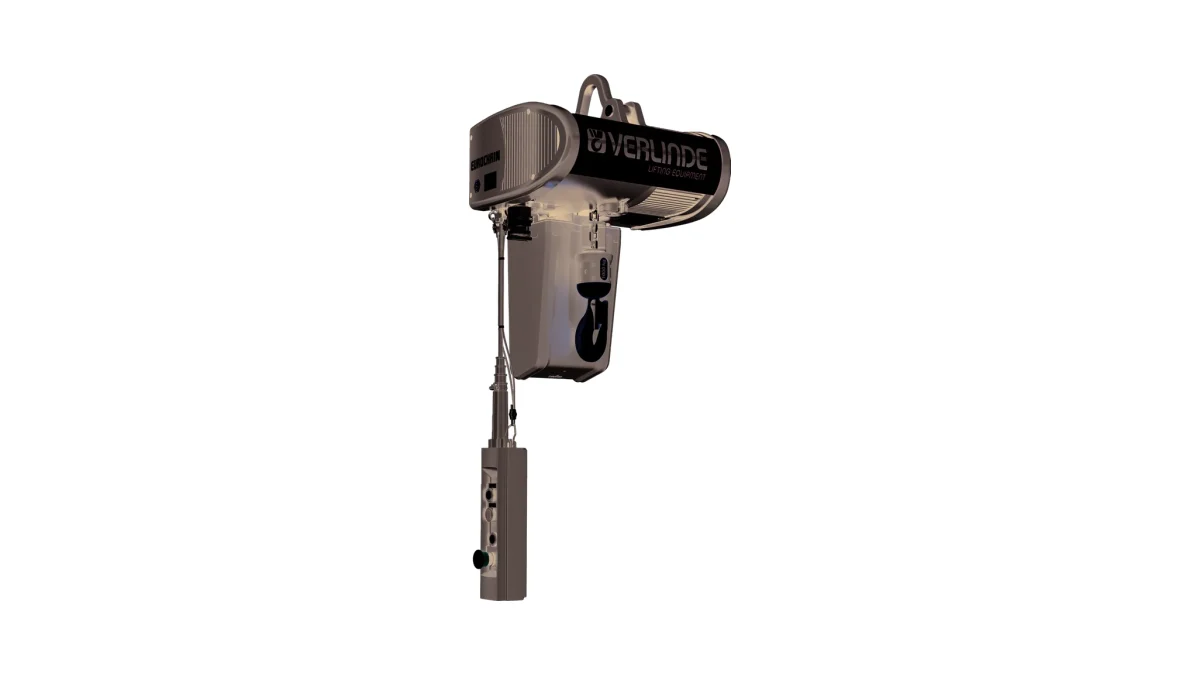 Verlinde Exproof compact chain hoist with pendant control