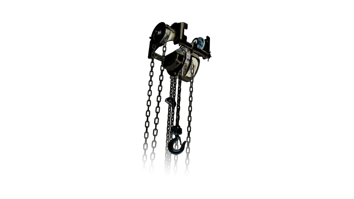 Verlinde Exproof manual chain hoist and trolley
